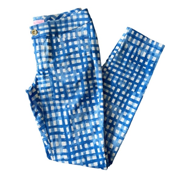 Lilly Pulitzer Feeling Beachy Gingham Kelly
Ankle Pants - Picture 3 of 3